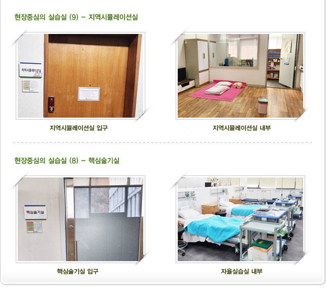 지역시뮬레이션실, 핵심술기실